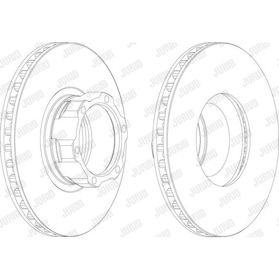 Слика на Кочионен диск JURID 567762J