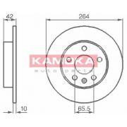 Слика 1 $на Кочионен диск KAMOKA  1032088