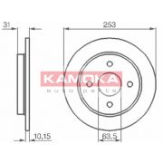 Слика 1 $на Кочионен диск KAMOKA  103562