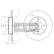 Слика 1 на кочионен диск MAXGEAR 19-0681