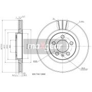 Слика 2 на кочионен диск MAXGEAR 19-0682