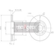 Слика 2 на кочионен диск MAXGEAR 19-0683MAX