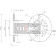 Слика 1 на кочионен диск MAXGEAR 19-0690