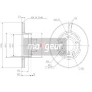 Слика 1 на кочионен диск MAXGEAR 19-0692