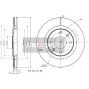 Слика 1 на кочионен диск MAXGEAR 19-0700