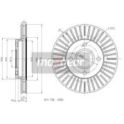 Слика 2 на кочионен диск MAXGEAR 19-0710