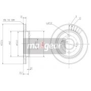 Слика 1 на кочионен диск MAXGEAR 19-0716