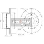 Слика 1 на кочионен диск MAXGEAR 19-0718