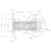 Слика 1 на кочионен диск MAXGEAR 19-0720