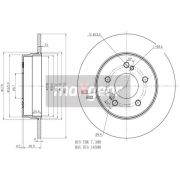 Слика 1 на кочионен диск MAXGEAR 19-0726