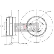 Слика 1 $на Кочионен диск MAXGEAR 19-0727