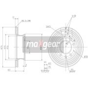 Слика 2 на кочионен диск MAXGEAR 19-0730