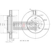 Слика 1 на кочионен диск MAXGEAR 19-0731