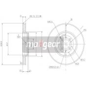 Слика 1 на кочионен диск MAXGEAR 19-0734