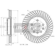 Слика 1 на кочионен диск MAXGEAR 19-0737