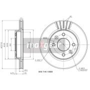 Слика 2 на кочионен диск MAXGEAR 19-0747MAX