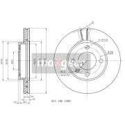 Слика 1 на кочионен диск MAXGEAR 19-0755