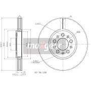 Слика 1 на кочионен диск MAXGEAR 19-0762