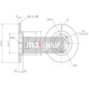 Слика 1 на кочионен диск MAXGEAR 19-0763