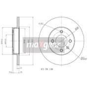 Слика 1 на кочионен диск MAXGEAR 19-0767