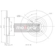 Слика 1 на кочионен диск MAXGEAR 19-0769