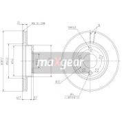 Слика 1 $на Кочионен диск MAXGEAR 19-0775