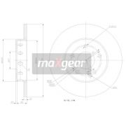 Слика 1 $на Кочионен диск MAXGEAR 19-0780