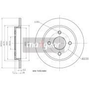 Слика 1 на кочионен диск MAXGEAR 19-0781