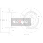 Слика 1 $на Кочионен диск MAXGEAR 19-0800