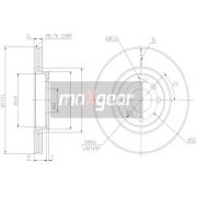 Слика 2 на кочионен диск MAXGEAR 19-0803