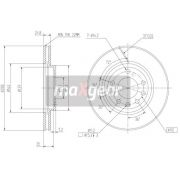 Слика 2 на кочионен диск MAXGEAR 19-0804