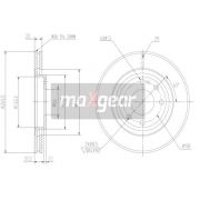 Слика 2 на кочионен диск MAXGEAR 19-0806