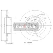 Слика 1 $на Кочионен диск MAXGEAR 19-0813