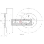 Слика 1 на кочионен диск MAXGEAR 19-0816