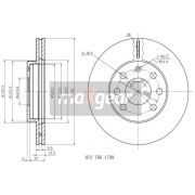 Слика 1 на кочионен диск MAXGEAR 19-0818