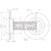 Слика 1 на кочионен диск MAXGEAR 19-0820