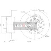 Слика 2 на кочионен диск MAXGEAR 19-0839