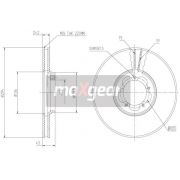 Слика 1 $на Кочионен диск MAXGEAR 19-0841