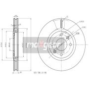 Слика 1 $на Кочионен диск MAXGEAR 19-0842