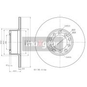 Слика 1 $на Кочионен диск MAXGEAR 19-0845