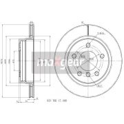 Слика 1 $на Кочионен диск MAXGEAR 19-0846