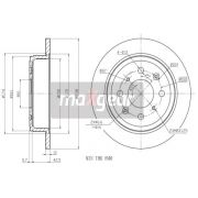 Слика 1 на кочионен диск MAXGEAR 19-0921