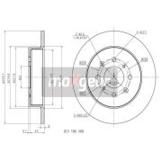 Слика 1 $на Кочионен диск MAXGEAR 19-0923