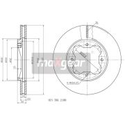 Слика 1 на кочионен диск MAXGEAR 19-0929