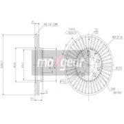 Слика 1 на кочионен диск MAXGEAR 19-0945