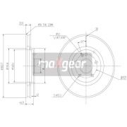 Слика 1 $на Кочионен диск MAXGEAR 19-0947