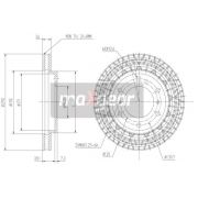 Слика 1 на кочионен диск MAXGEAR 19-0948