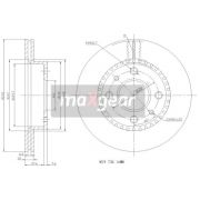 Слика 1 на кочионен диск MAXGEAR 19-0950