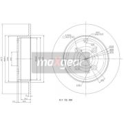 Слика 1 на кочионен диск MAXGEAR 19-0963