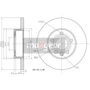 Слика 1 на кочионен диск MAXGEAR 19-0990